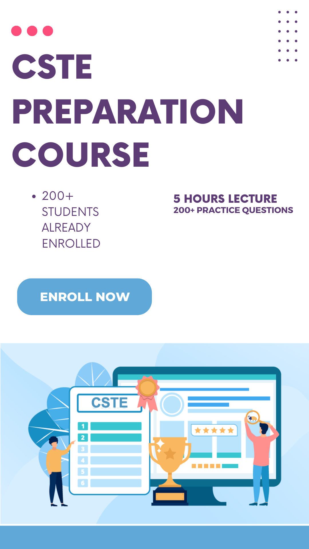 KalamTech CSTE Course ad