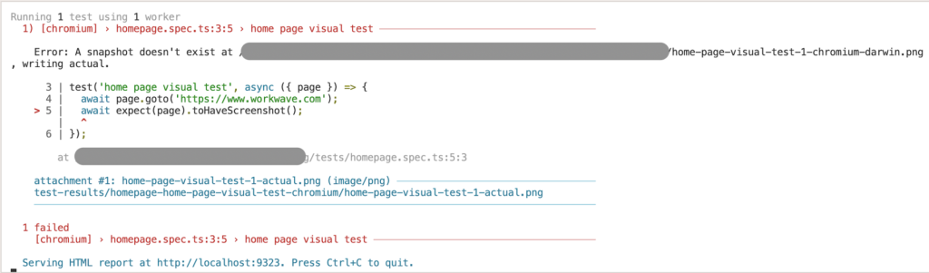 ikalamtech.com - visual testing first time run