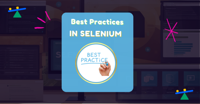 best practices in selenium